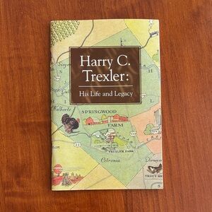 Harry C. Trexler: His Life and Legacy — Illustrated Map Cover (Green, Brown)